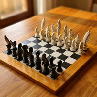 African-themed chess set - Design 1