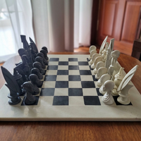 African-themed chess set - Design 1