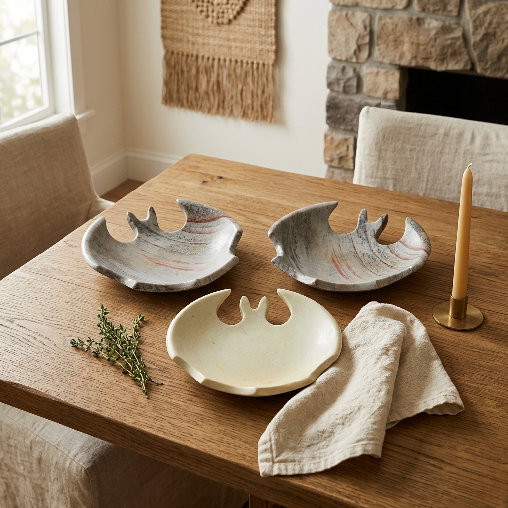 Bat wings candy dish