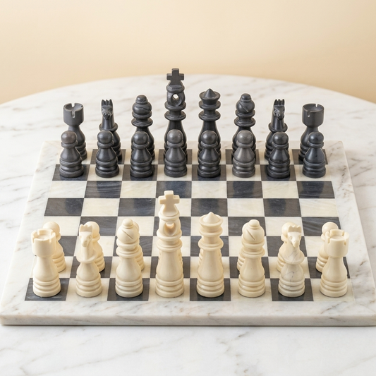 Classic English chess set - Design 1