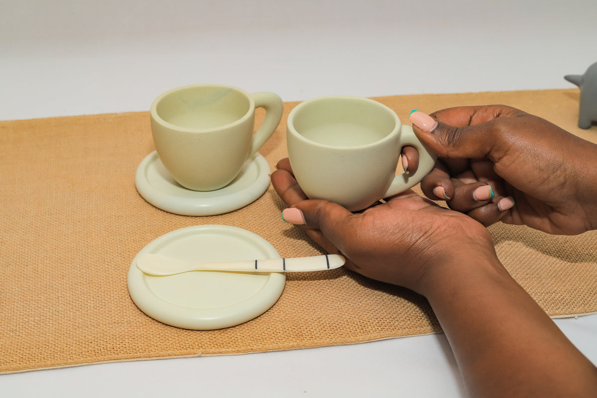 Curvy Soapstone Mug (Design 2)