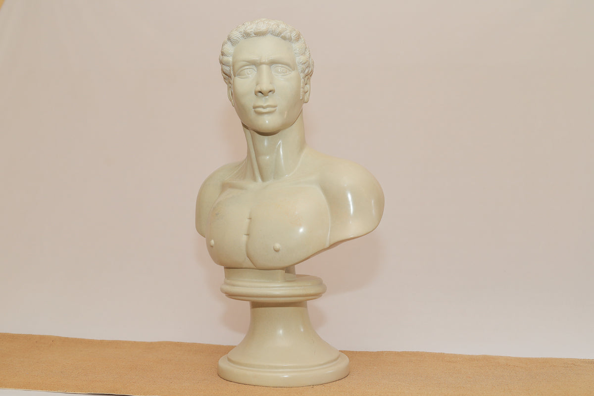 Apollo Soapstone Bust