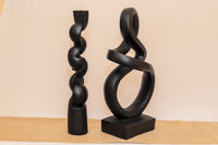 Obsidian Duo Sculptures