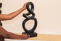 Obsidian Duo Sculptures