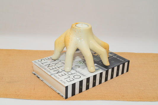 Open Hand Tealight Holder