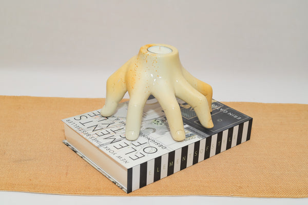 Open Hand Tealight Holder