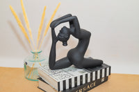 Yoga pose sculpture- Matte black