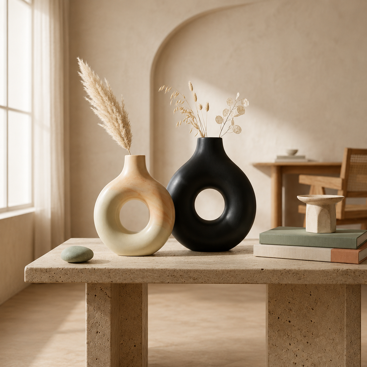 Donut vase