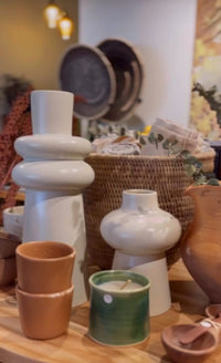 Long double spiral vase