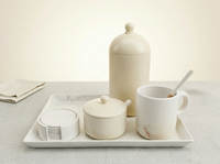 Tea set with tray