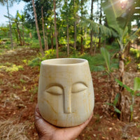 Warrior face pot
