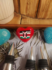 Kenyan flag chubby hearts