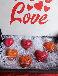 Decorative chubby hearts