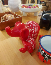Decorated animal figurine