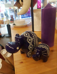 Decorated animal figurine