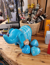 Decorated animal figurine
