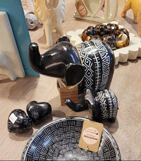 Decorated animal figurine