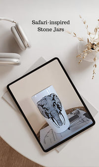 Safari- inspired jar