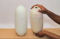 Textured bottle vase