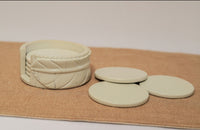 Patterned coaster sets