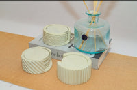 Patterned coaster sets