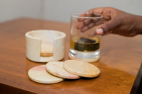 Plain coaster set
