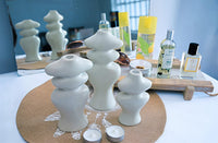 Abstract zigzag candlesticks