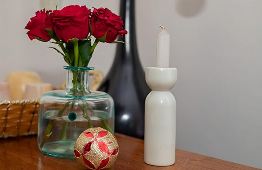 Scandi taper candle holder