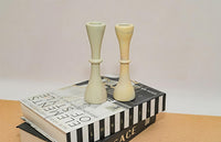 2-set minimalist candle sticks