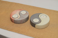 Yin Yang candle holders