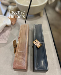 Rectangle block incense burner