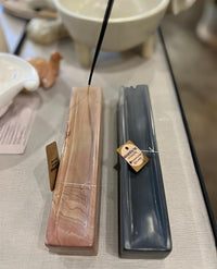 Rectangle block incense burner