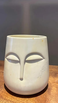 Warrior face pot