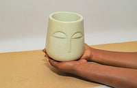 Warrior face pot