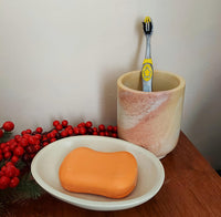 Bathroom tumbler + Soap dish