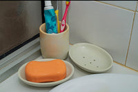 Bathroom tumbler + Soap dish