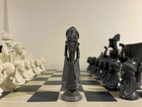 African-themed chess set - Design 2