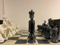 African-themed chess set - Design 2