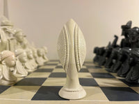 African-themed chess set - Design 1