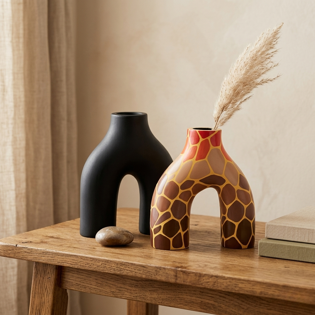 Wishbone vase-Safari Edition