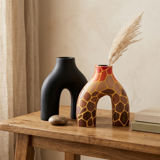 Wishbone vase-Safari Edition