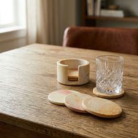Plain coaster set