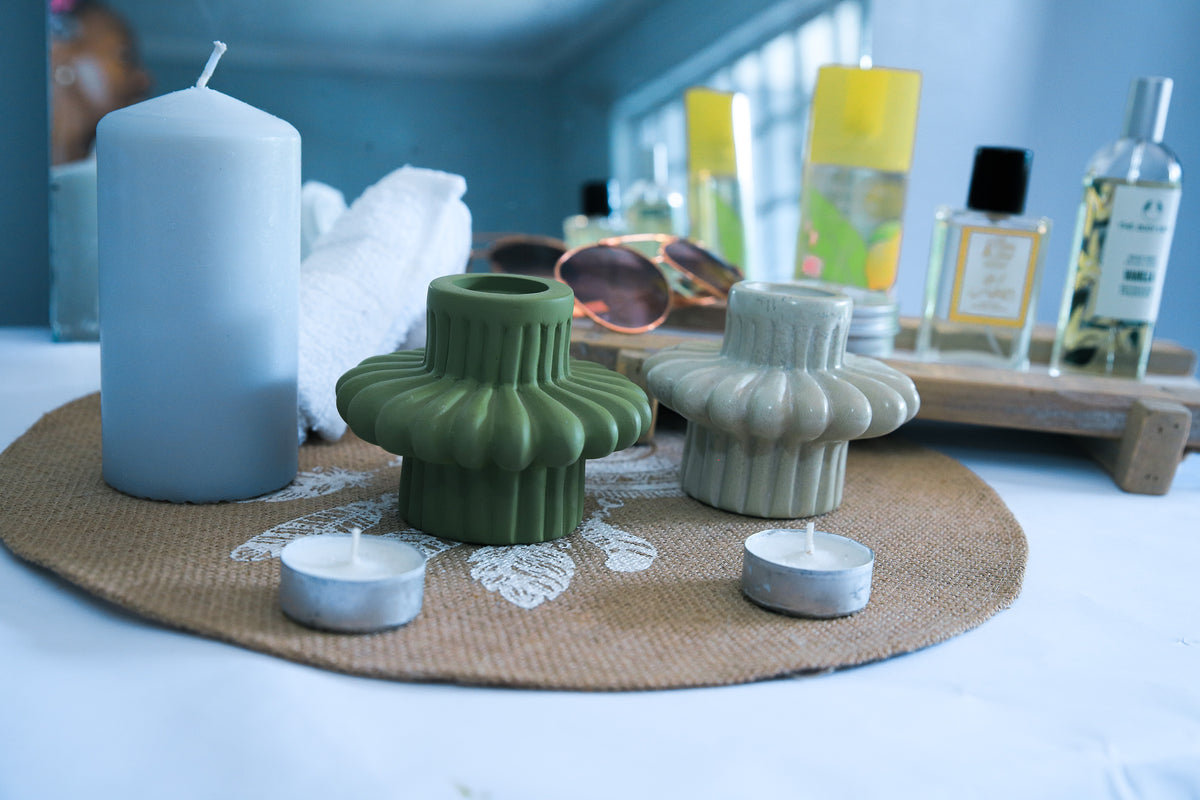 Soleil Candle Holders — Set of Two